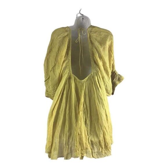 Free People Yellow Blouse - Picture 8 of 14